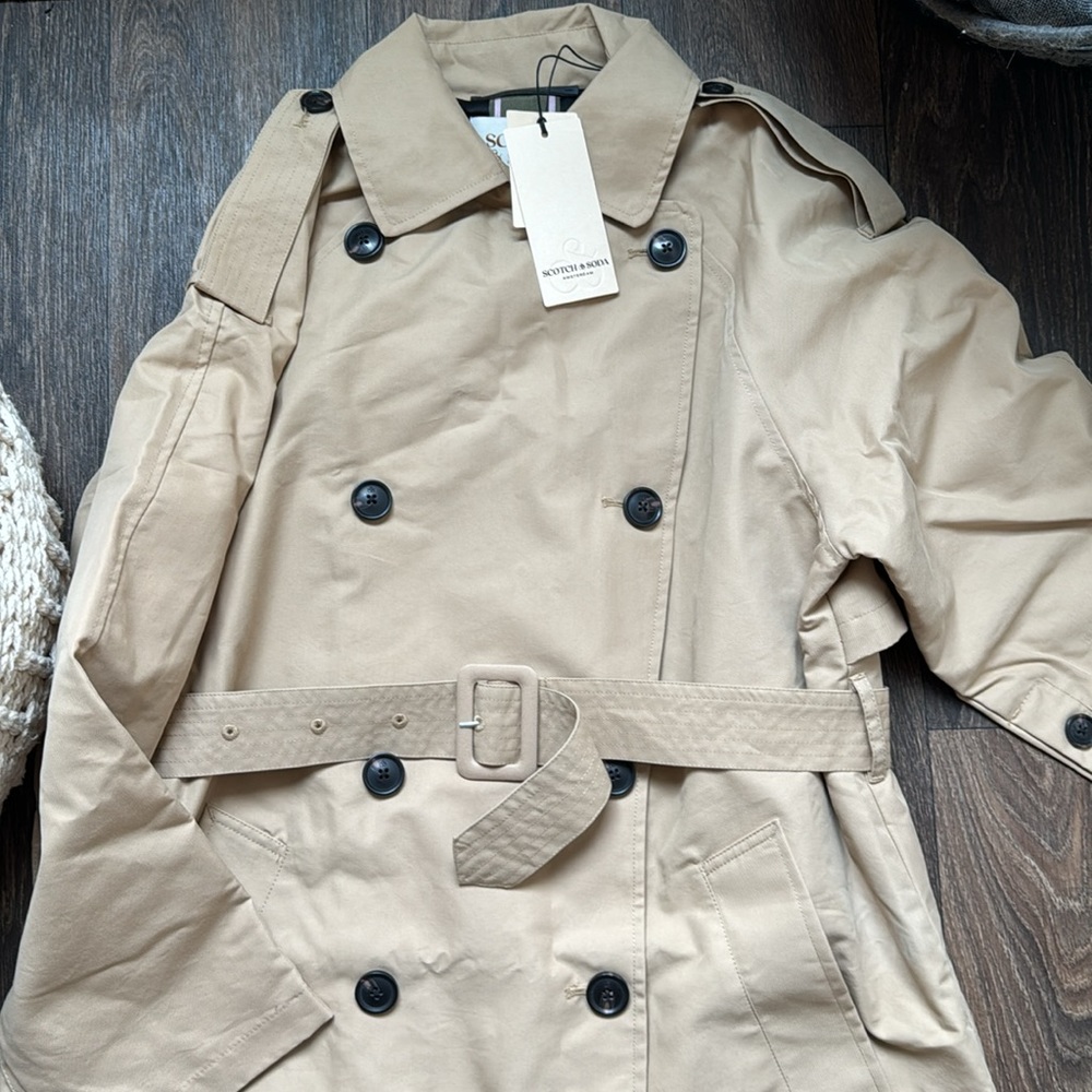 NWT Scotch & Soda Long Coat - Picture 2 of 6